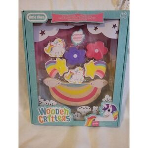 Unicorn wooden critters blocks